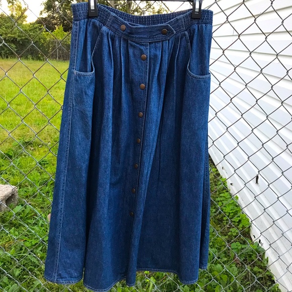 Vintage Sasson Denim Skirt | Poshmark